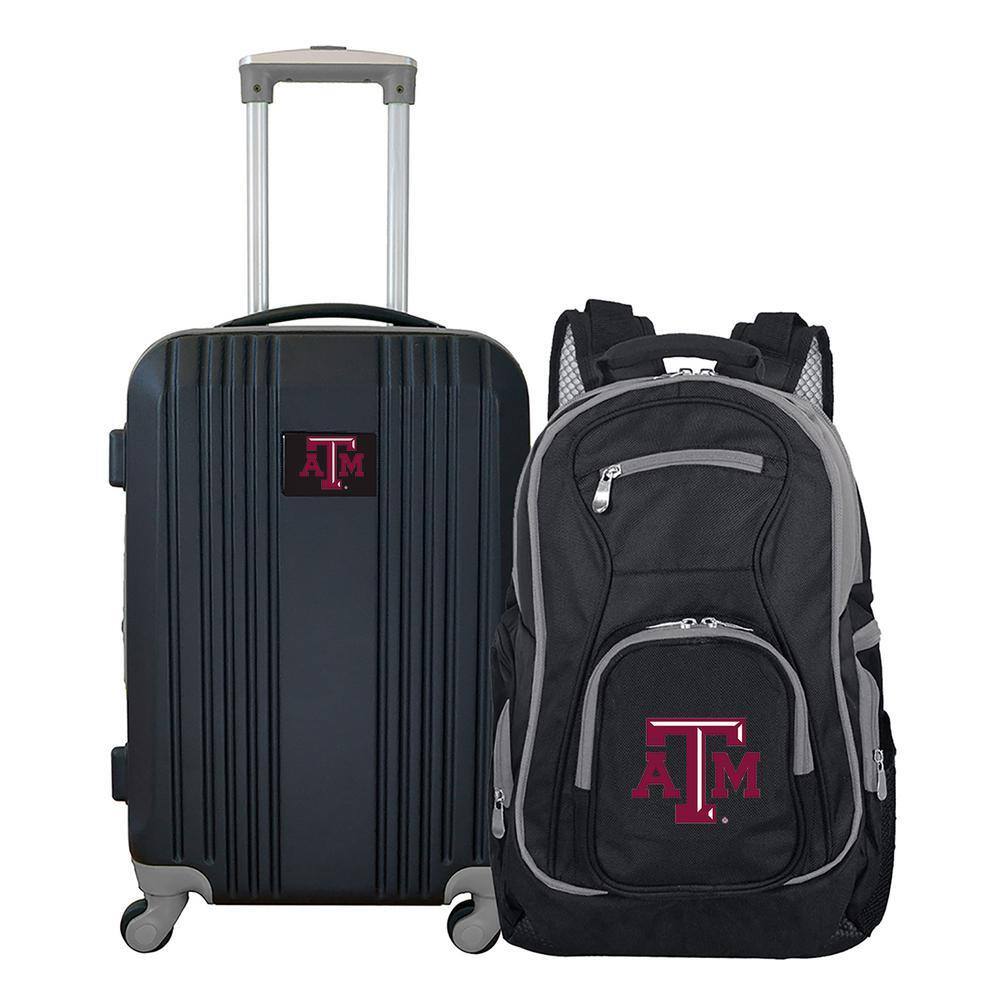 Mojo NCAA Texas A&M Aggies 2-Piece Set Luggage and Backpack