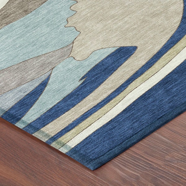 Chantille Machine Washable Indoor/Outdoor Abstract ACN2777 Baltic 9 ft. x 12 ft. Area Rug