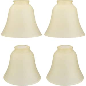 2-1/8 in. Fitter x Dia 5-1/2 in. x 4-3/4 in. H, 4PK - Lighting Accessory - Replacement Glass - Amber