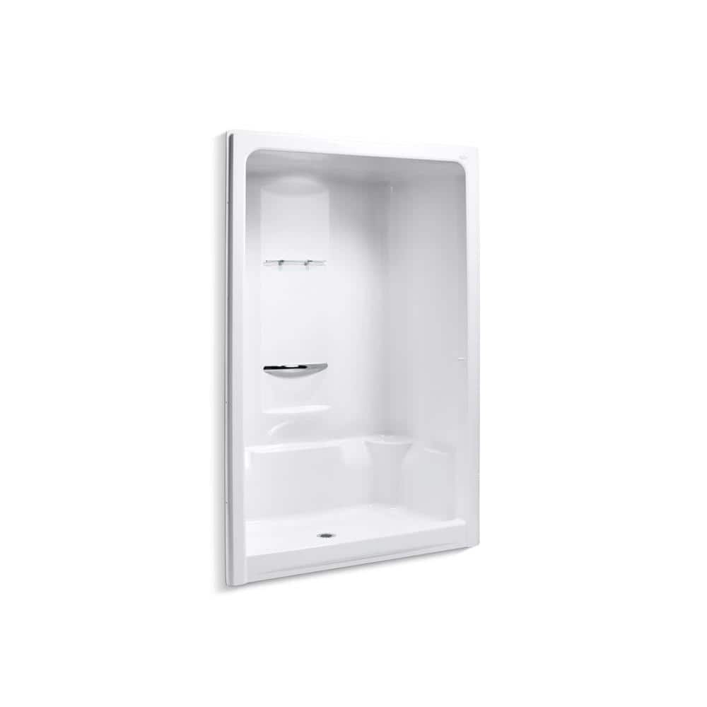 KOHLER Sonata 60 in. x 36 in. x 90 in. Shower Stall in White K16880
