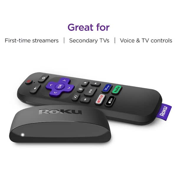  Roku Premiere  HD/4K/HDR Streaming Media Player, Simple Remote  and Premium HDMI Cable, Black : Electronics