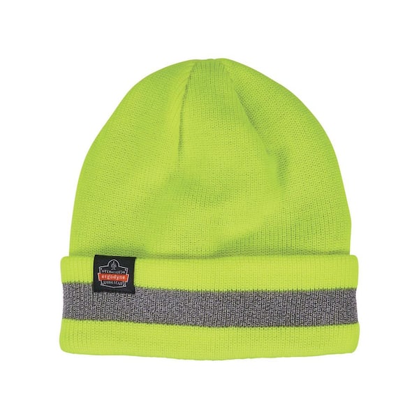 N-Ferno 6803 1-Size Lime Reflective Winter Hat