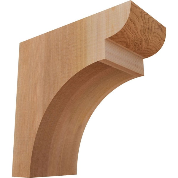Ekena Millwork 5-1/2 in. x 12 in. x 12 in. Western Red Cedar Yorktown Smooth Corbel