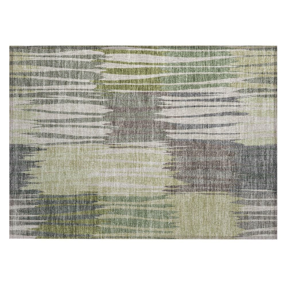 Chantille Machine Washable Indoor/Outdoor Abstract ACN2896 Aloe 3 ft. x 4 ft. Area Rug price history on PriceWatchPro