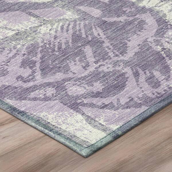 Chantille Machine Washable Indoor/Outdoor Abstract ACN2894 Lavender 2 ft. x 3 ft. Accent Rug