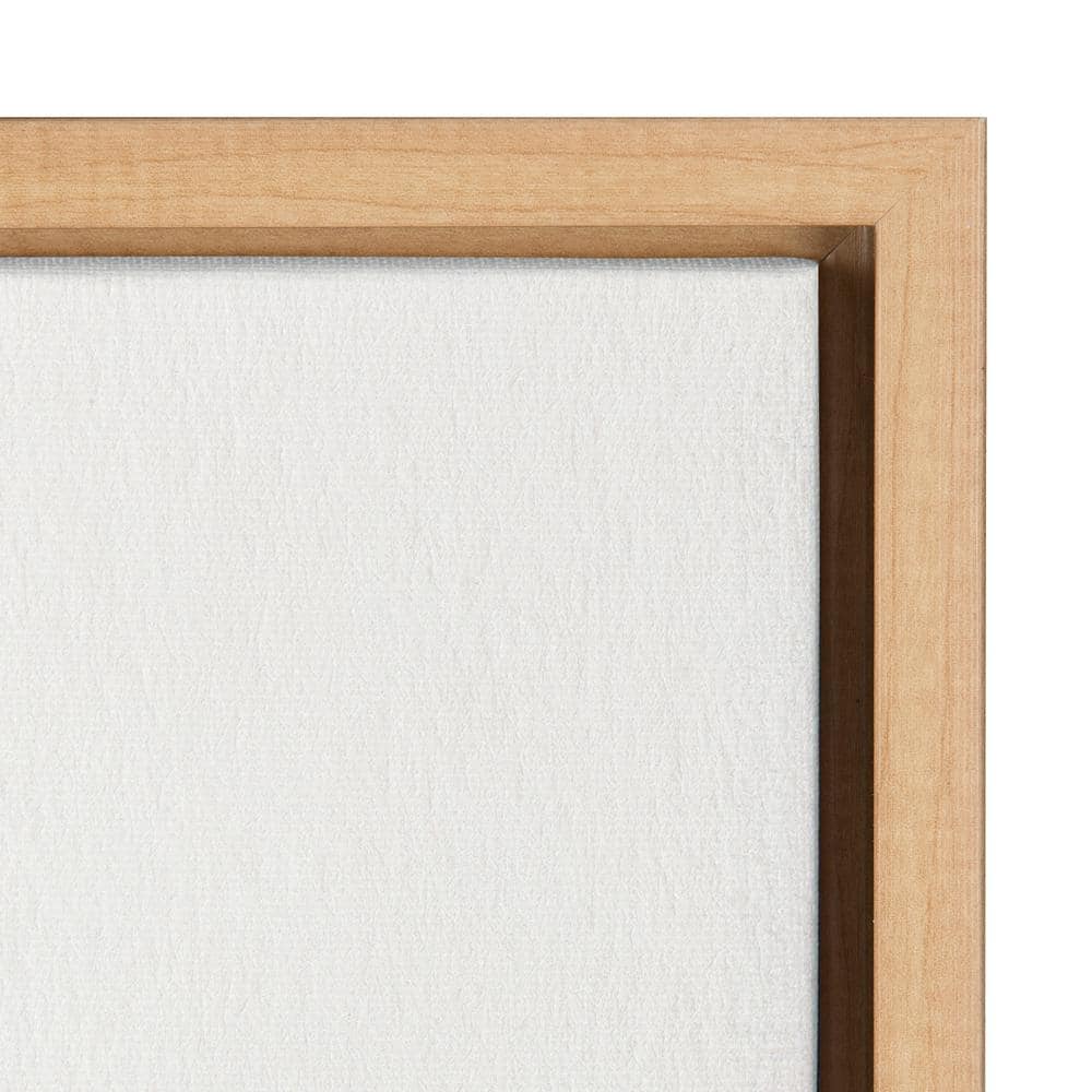 Natural Framed Green Botanical Canvas Wall Art