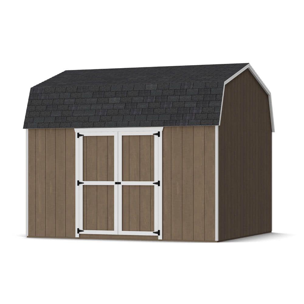 Value Gambrel 12 ft. x 12 ft. Wood Storage Shed with 6 ft. Sidewalls, Side Entry, and Floor (144 sq. ft. ) price history on PriceWatchPro