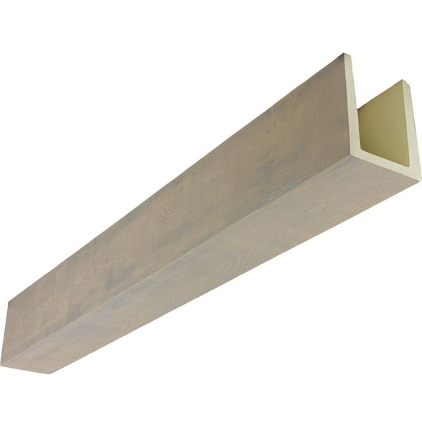 Ekena Millwork Heritage Timber 3.5 in. x 3.5 in. x 8 ft. Rustic Sawn Sandstone Faux Wood Beam