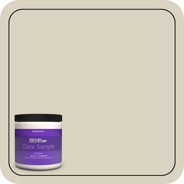 BEHR PREMIUM PLUS 8 oz. #PPL-79 Pale Lichen Eggshell Enamel
