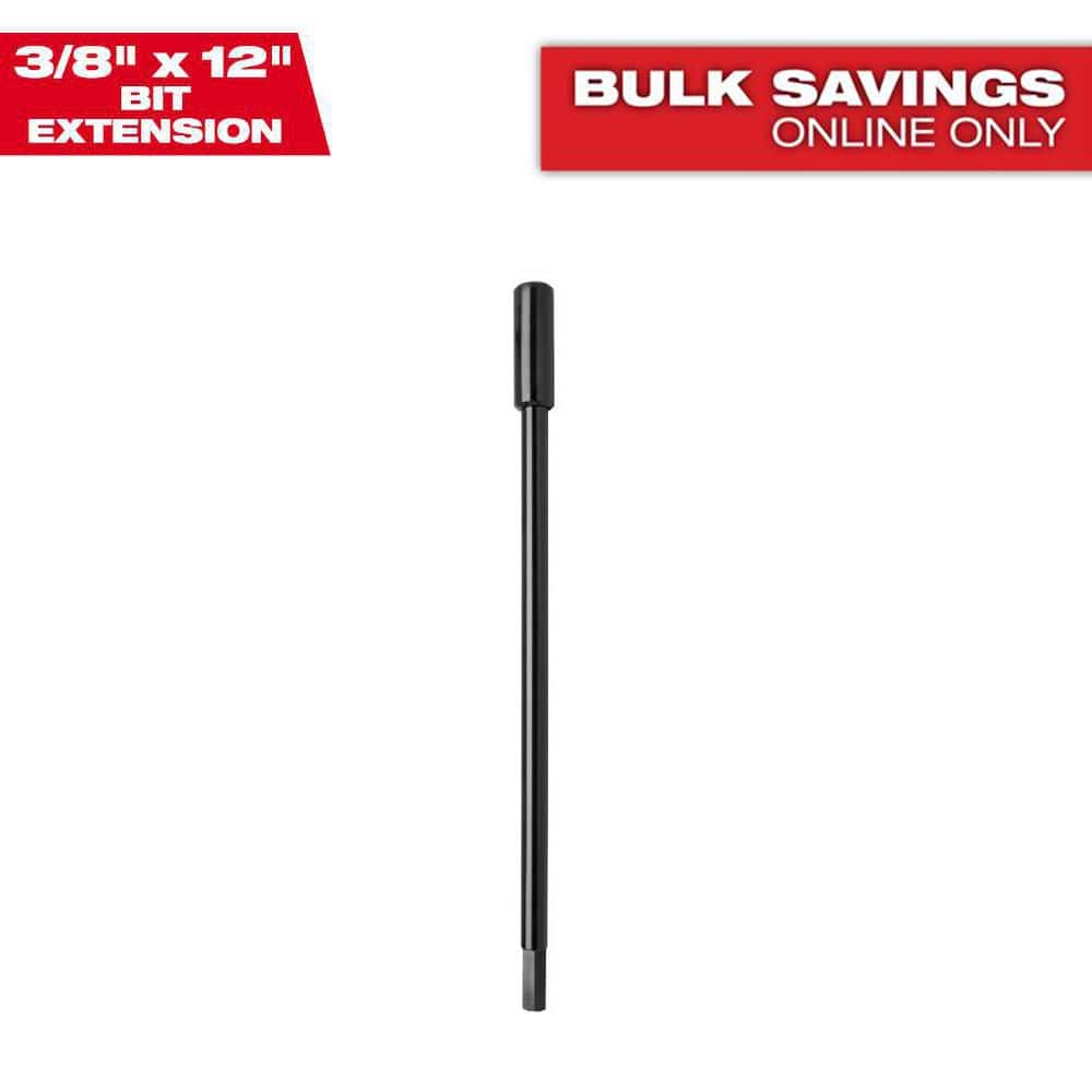 Milwaukee 12 in. x 3/8 in. Bit Extension for Selfeed Bits and Hole