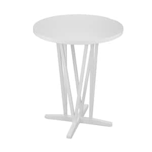 Zarven White Bar Height Table
