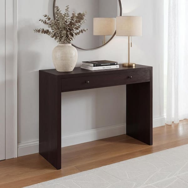 Northfield 36 in. Espresso Rectangular 1-Drawer Writing Desk