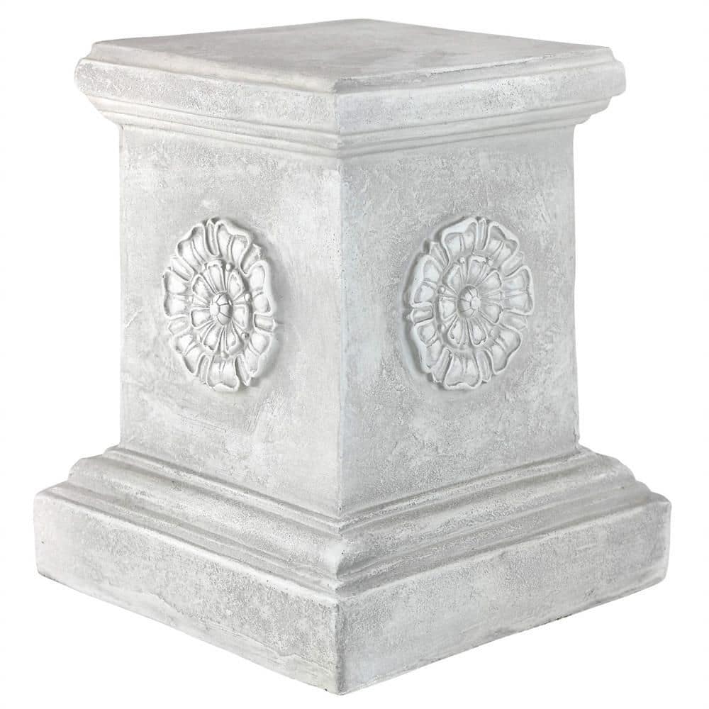 Outdoor Sculptural Garden Plinth Base Statue Riser, Large 13 in. Tall ...