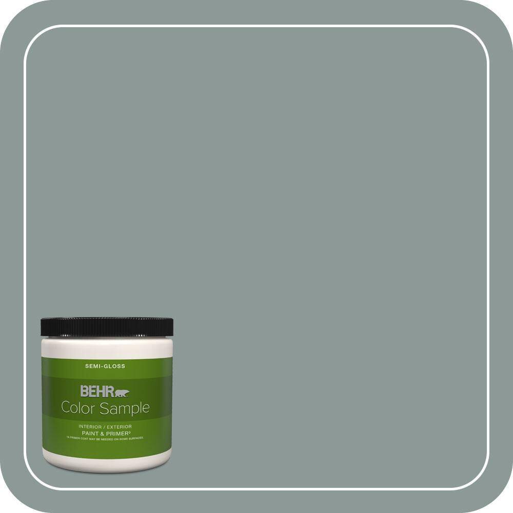 8 oz. #ECC-61-3 Evening Fog Semi-Gloss Interior/Exterior Paint & Primer Color Sample price history on PriceWatchPro