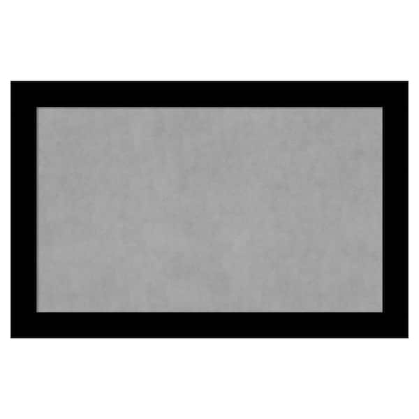 Amanti Art Basic Black 45 in. x 29 in. Framed Magnetic Board