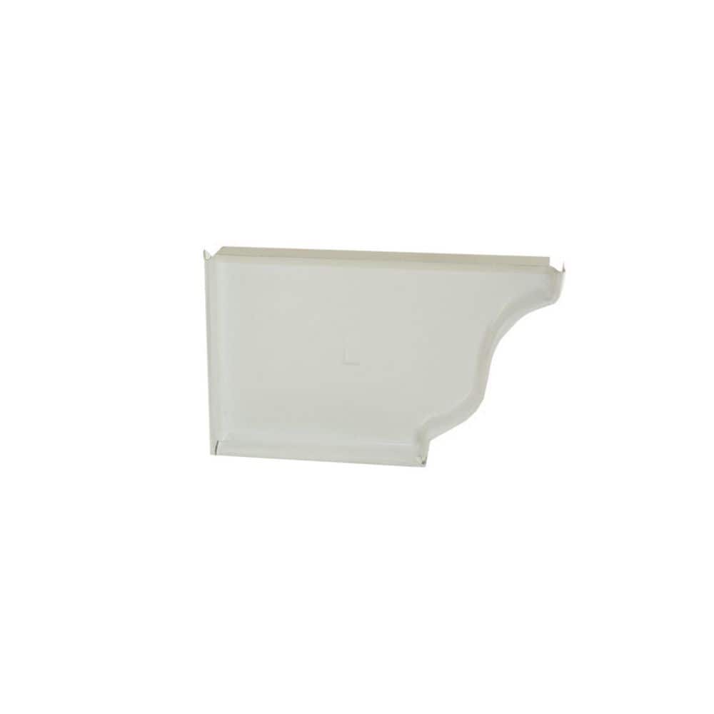 5 in. Low Gloss White Aluminum Left End Cap price history on PriceWatchPro