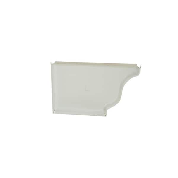 Spectra Pro Select 5 in. Low Gloss White Aluminum Left End Cap