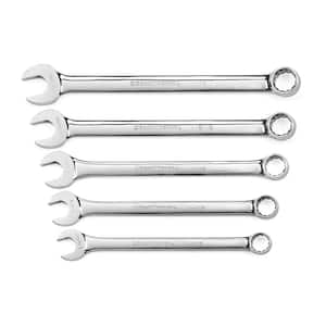 12-Point SAE Combination Wrench Set with Roll (5-Piece)