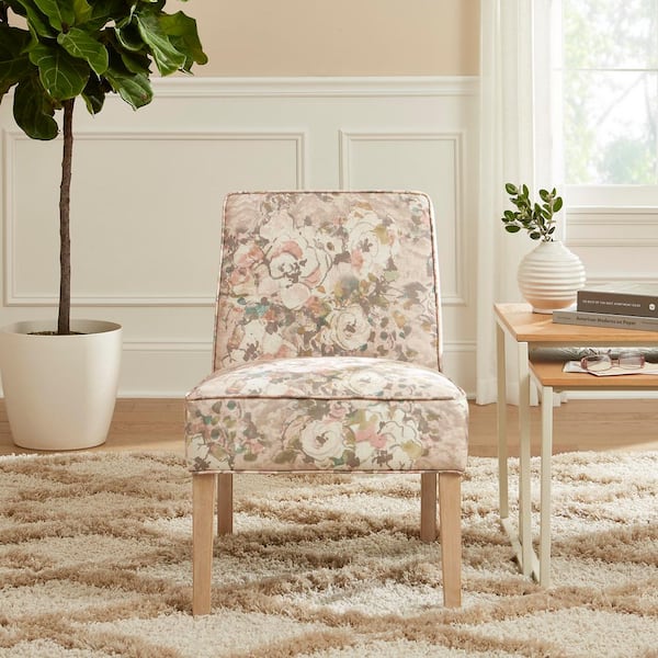 StyleWell Teagan Cherry Blossom Upholstered Accent Chair