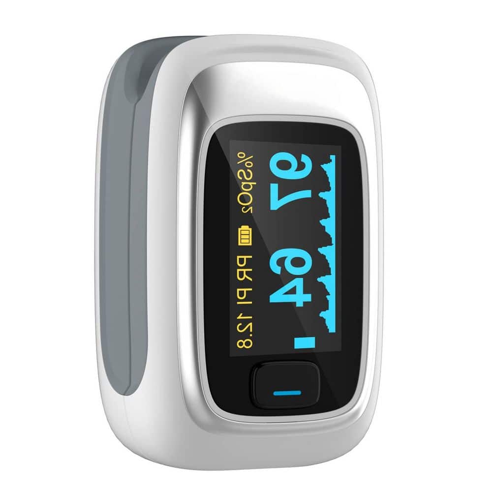 Numhew Pulse Oximeter with OLED Display, Memory, and Spot Check Mode (1-Pack)