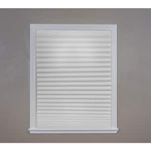 Cut-to-Size White Cordless Light-Filtering Privacy Temporary Shades 36 in. W x 72 (4-Pack)
