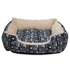 Otto Large Blue Square Pet Bed