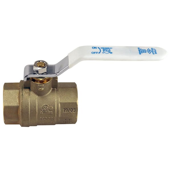 1 in. Lead Free Brass FNPT x FNPT Full-Port Ball Valve