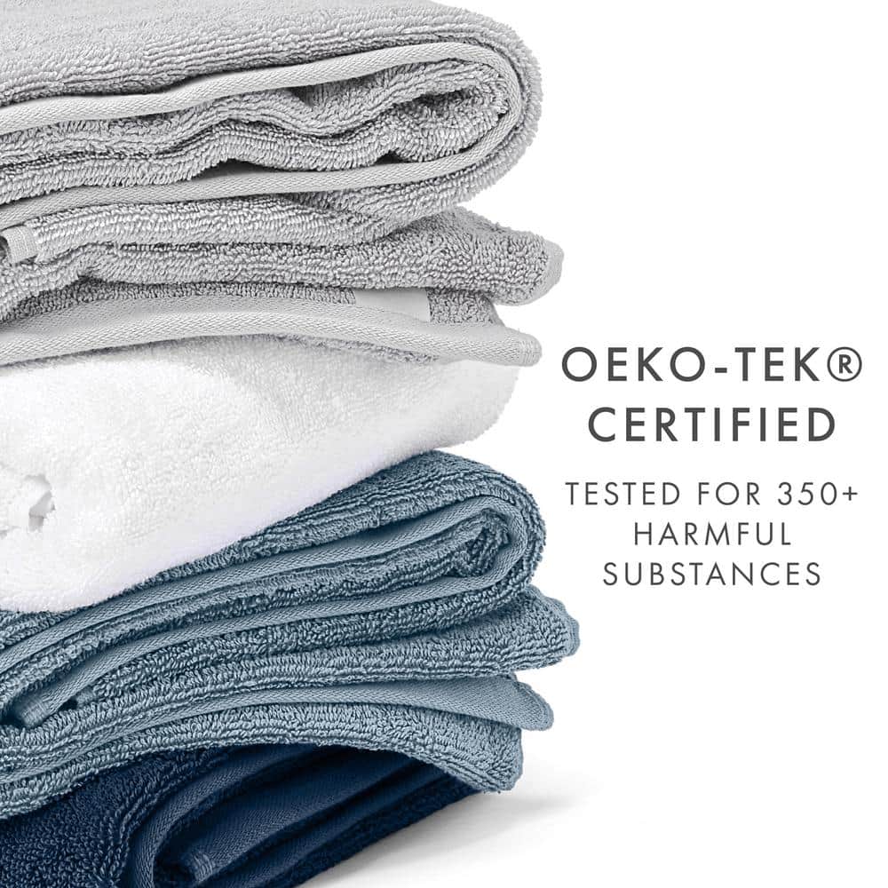 Navy Blue Ultra Soft Cotton 6-Piece Bath Towel Set