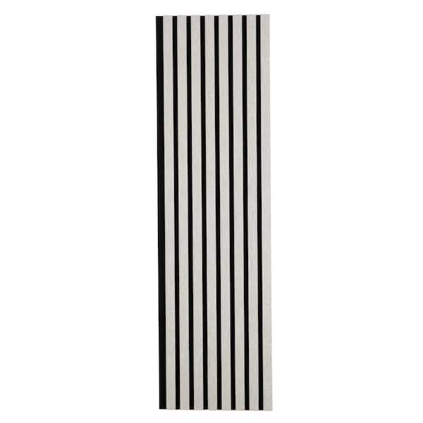 Ejoy Sample 6 in. x 10 in. x 0.8 in. Acoustic Vinyl Wall Siding Panel in White Color (Set of 1-Piece)
