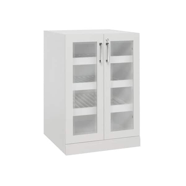NewAge Products Home Bar White 24 in. Display Cabinet