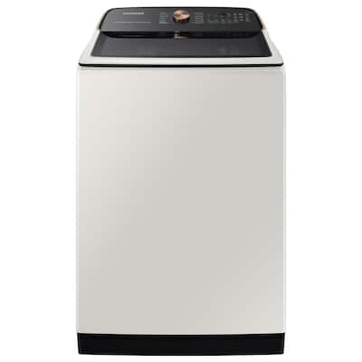 5.5 cu. ft. Extra-Large Capacity Smart Top Load Washer with Super Speed Wash in Ivory