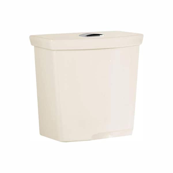 American Standard H2Option 0.92/1.28 GPF Dual Flush Toilet Tank Only with Liner in Linen