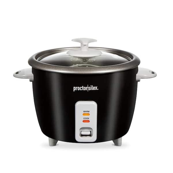 Proctor Silex 16-Cup Black Rice Cooker and Steamer