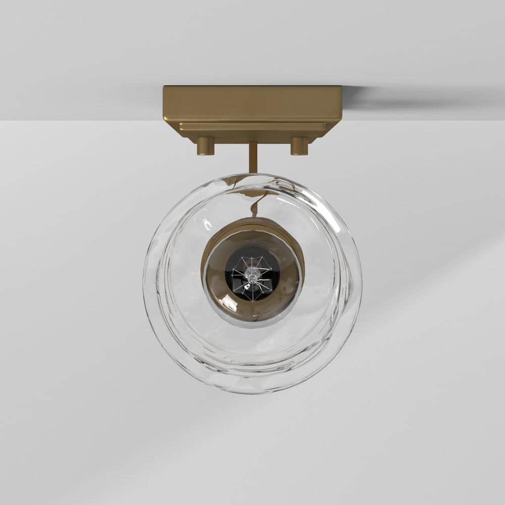 Drake Modern Minimalist Brushed Gold Wall Sconce
