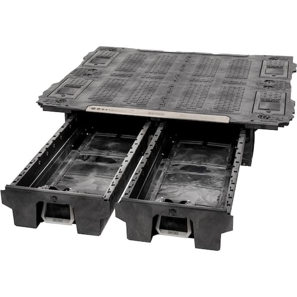 DECKED 5 ft. 6 in. Bed Length Pick Up Truck Storage System for Ford F150 Aluminum (2015 - Current)