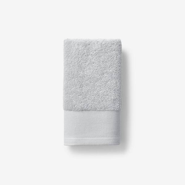 The Company Store Organic Glacier Gray Solid Cotton Single Hand Towel