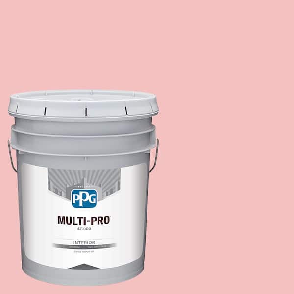 MULTI-PRO 5 gal. PPG1187-3 Silver Strawberry Flat Interior Paint