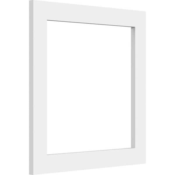 Ekena Millwork 14"W x 14"H x 3/8"P Prescott Decorative Wall Panel (Two-Piece)