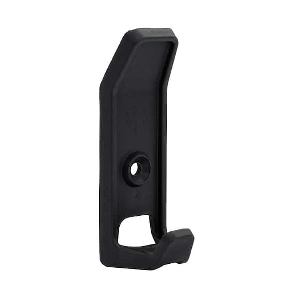 (2-Pack) Superhooks 0.39  in. Black 11 lb. Load Capacity Everyday Hook with Multiple Fasteners
