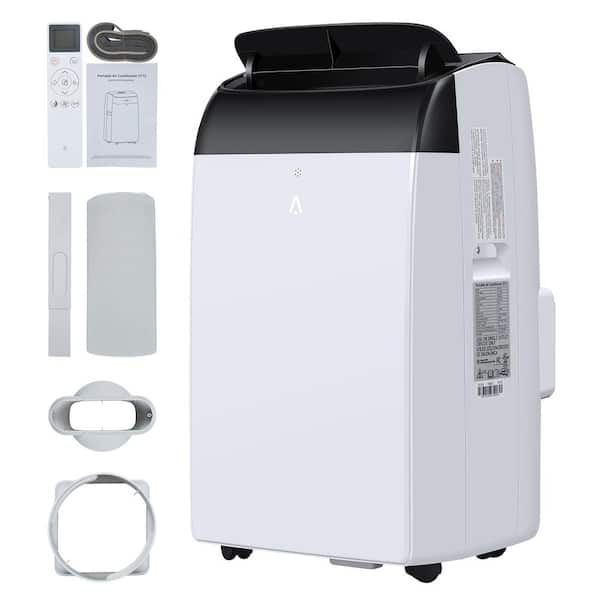 Garvee 8,150 BTU (12,000 BTU ASHRAE) Portable Air Conditioner with Dehumidifier and Remote Cools 550 sq. ft. in White