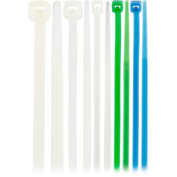 Power Gear Plastic Cable Ties Assorted Size (650-Pack)
