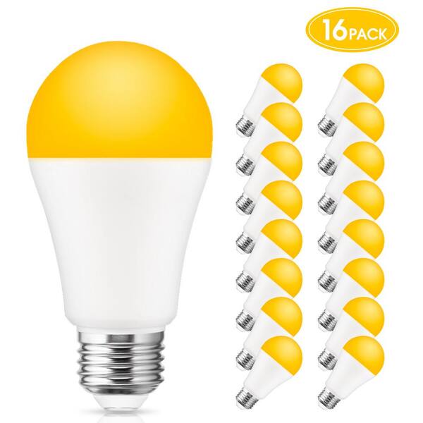 100 watt led yellow bug light bulb