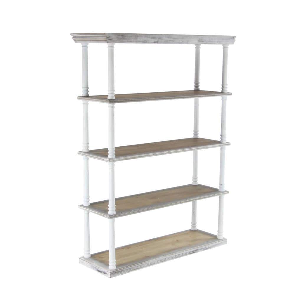 Black Wood Console Table with Glass Shelf and Storage