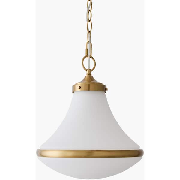 Colleen OLT-002 13"L x 13"W x 15"H 1 Light Electroplated Metallic - Brass Pendant