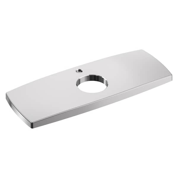 Paradigm 4 in. Metal Deck Plate in Polished Chrome