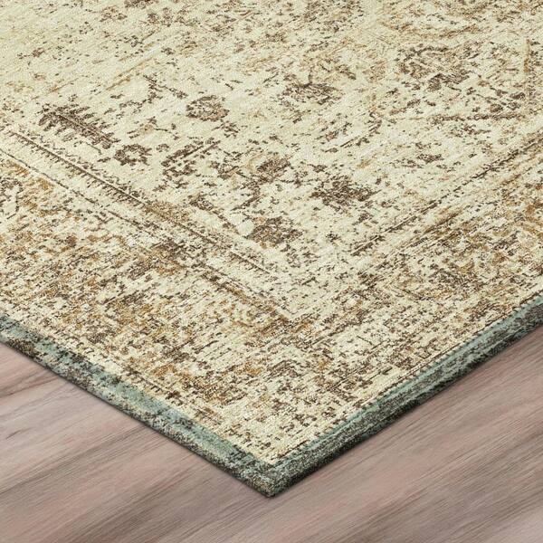 Chantille Machine Washable Indoor/Outdoor Abstract ACN3171 Wheat 2 ft. x 3 ft. Accent Rug