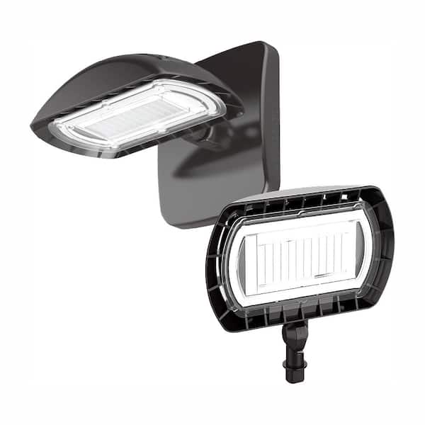 PROBRITE High-Output 200-Watt Equivalent Integrated Outdoor LED Flood Light with Wall Pack Mount, 3000 Lumens