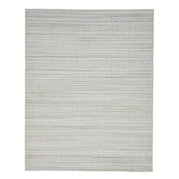 Solo Rugs Antonio Handmade Geometric Beige 9 ft. x 12 ft. Area Rug