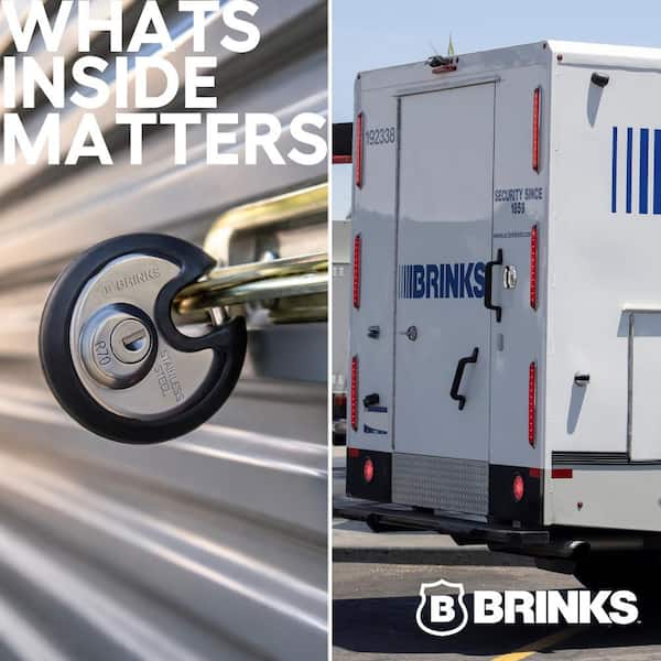 Brinks 70mm Commercial Stainless Steel Discus Padlock 673-70001