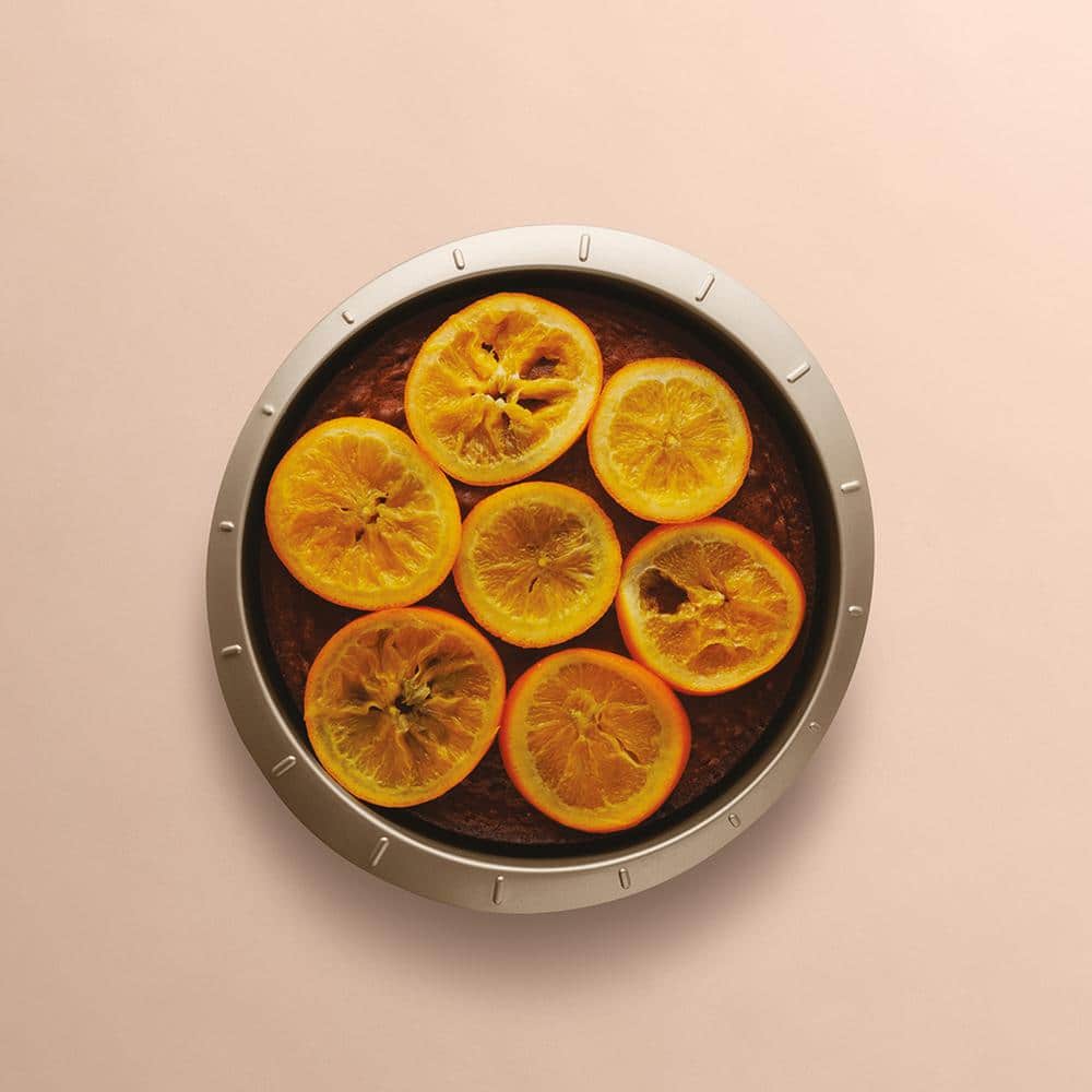 Beige Non-stick Carbon Steel Rectangular Cake Pan Set